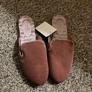 velvet loafers